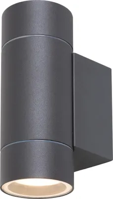 Produktbild von Rabalux 8119 Außenwandleuchte Phoenix, GU10, anthrazit, Minimal, IP54, 16cm