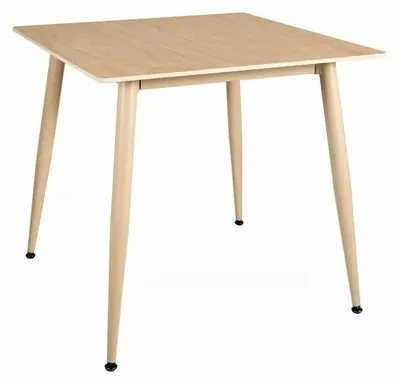 Obrázok produktu pre JEDÁLENSKÝ STÔL FURNLUX Rion, béžová farba, 80 cm / Hlavná farba: béžová / Rozmery: 80 x 76 x 80 cm