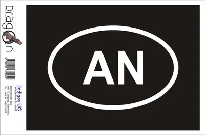 Produktbild von Aufkleber / Autoaufkleber - JDM / Die cut / Auto / OEM - Niederlande AN - 160x110 mm weiß - Heckscheibe / Heckscheibenaufkleber