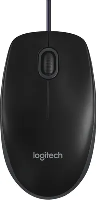 Produktbild von Logitech B100 Optical USB Mouse black OEM