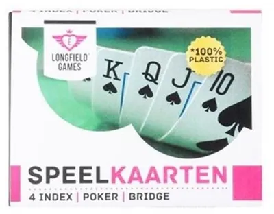 Produktbild von Karten spielen 100% Plastik, 2 Sätze in Art Dust Box