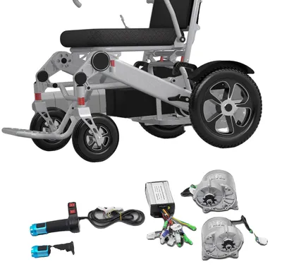 Immagine prodotto di Kit di conversione per motore elettrico, 24 V, potenza 1000 W, velocità 330 giri/min, motore da 4,6 pollici, manopola dell'acceleratore a tre velocità