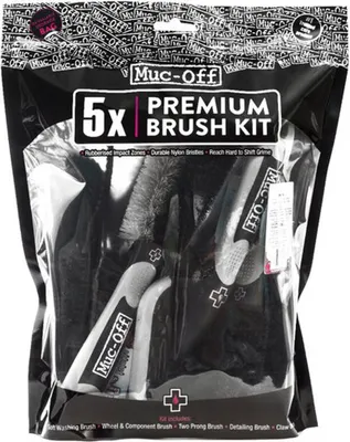 Immagine prodotto di Set di spazzole Muc-Off per biciclette 3 o 5 spazzole Spazzole per la pulizia e la cura della bicicletta, versione: 5 spazzole
