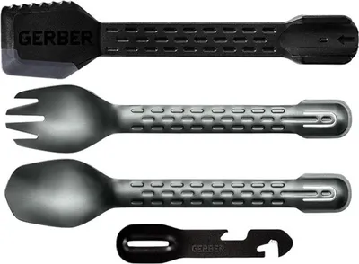 Produktbild von Gerber Compleat Onyx Campingbesteck - Black/Silver (+)