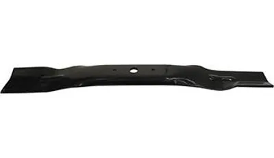 Image de Couteau rotatif réglable gauche pour tondeuse autoportée Walker – L : 560 mm, alésage central : 16 mm, entraxe des trous : 76 mm. Pièce de rechange d'origine