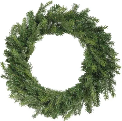Produktbild von Everlands Grandis Kranz Kunststoff Ø 80 x 10 cm grün