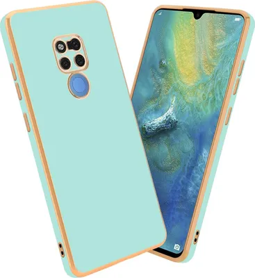 Produktbild von Cadorabo Schutzhülle für Huawei MATE 20 Hülle in Grün Handyhülle TPU Silikon Kameraschutz Etui Case