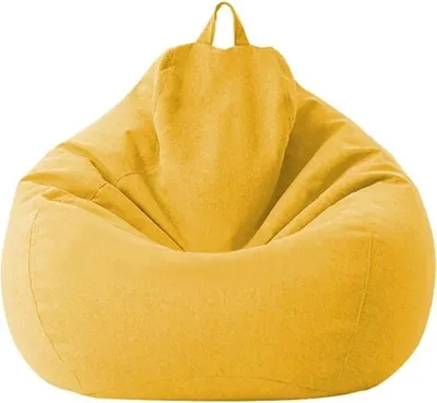 Obrázek produktu pro Housse de Pouf - Nespecifikováno - XXL - Žlutá - Lze prát v pračce - Snadný přístup k hračce