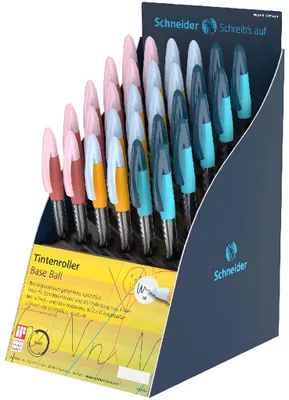 Produktbild von Schneider Tintenroller Base Ball Display 30 Stück D