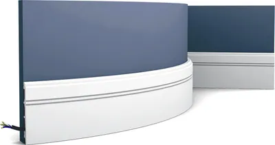 Produktbild von Orac Decor SX105F LUXXUS flexible Sockel-Leiste Fußleiste Kabel-Boden-Profil 2 m