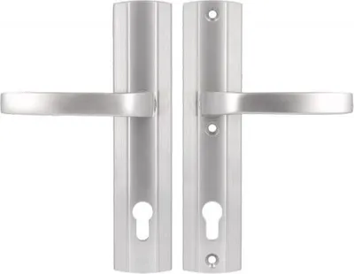 Zdjęcie produktu dla Klamka Axa PRESTIGE 92 WB klasa 3, kolor F6 - stal nierdzewna (grubość drzwi 74-83 mm)