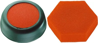 Produktbild von Anfeuchter Durchmesser 8,5cm grün Packung mit 10 Stück