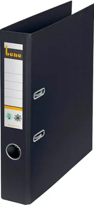 Produktbild von Bene Ordner Rückenbreite 5.2 cm DIN A4 Karton schwarz