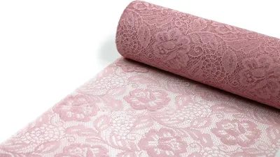 Zdjęcie produktu dla Bieżnik koronkowy Sizolace Rose 30 cm x 5 m, stary różowy