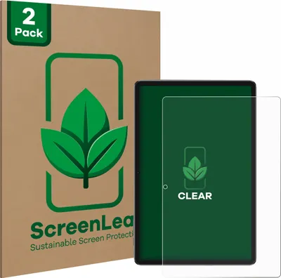 Produktbild von 2x ScreenLeaf Schutzfolie für Blackview Tab 7 WiFi nachhaltiger Displayschutz Display Schutz Folie Klar Transparent