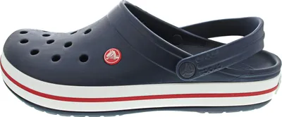 Produktbild von Crocs Crocband Clog, Weiblich, Erwachsener, Navy, Rot, Weiß, Einfarbig, 39 - 40, Geschlossene Sandalen