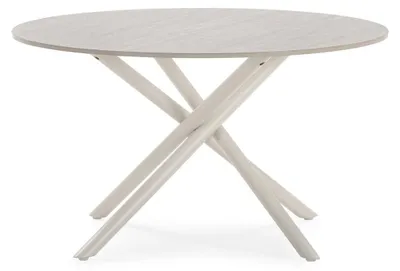 Image de CALICOSY - Table basse ronde effet travertin D80 cm - YSIA