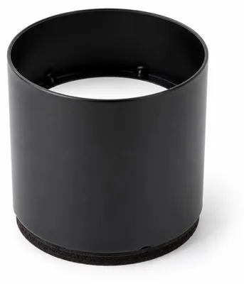 Imagen del producto de Relaxdays, elevadores para muebles, juego de 4 unidades, redondos, dimensiones: 4,6 x 6 cm, acero al carbono, autoadhesivos, con fieltro, para muebles de hasta 500 kg, color negro, Imagen generada por IA