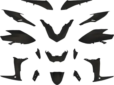 Image de Kit de carénage 15 pièces noir mat pour Yamaha T-Max 560 Euro5 2020-