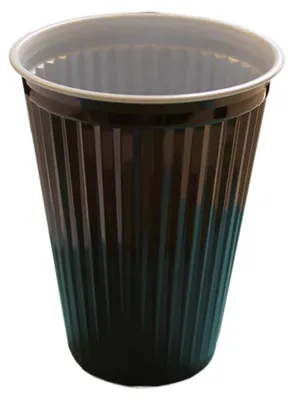 Produktbild von Automatenbecher Kaffeebecher, weiß- braun, 180 ml 1000 Stück