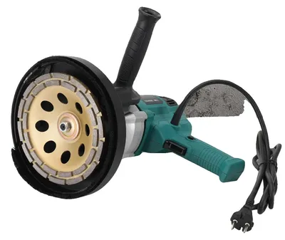 Produktbild von Betonfräse, 2600W Leistung, 220V 50Hz Spannung, 1-3000 U/min Geschwindigkeit, 180mm Schleifscheibendurchmesser, Polieren verschiedener Materialien