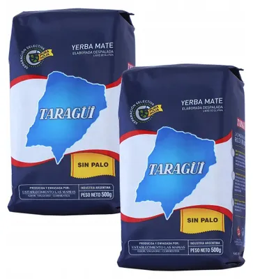 Zdjęcie produktu dla Yerba Mate Taragui Sin Palo Despalada 2x500g 1kg