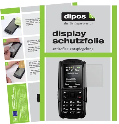 Produktbild von 2x Schutzfolie für Ruggear RG129 (2018) matt Displayschutzfolie Display Schutz