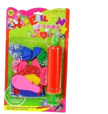 Zdjęcie produktu dla Balony urodzinowe z pompką 12szt - ADAR