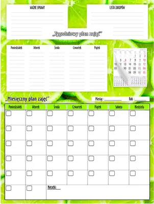 Produktbild von Kühlschrankkalender Magnettafel Groß Monats-Wochenplaner XXL
