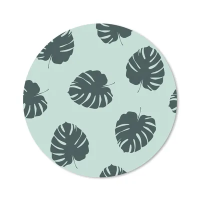 Produktbild von MuchoWow® Mauspad Mousepad Sommer - Blätter - Monstera 20x20 cm - Mousepads - Maus Mat - Pad - Mausunterlage - Schreibtischmatte