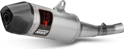 Produktbild von MIVV Oval Slip-On Auspuff aus Edelstahl für HONDA CRF 250 R