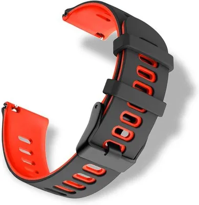 Productafbeelding van Horlogeband 22 mm - Siliconen - Ademend en comfortabel - Geschikt voor sportgebruik