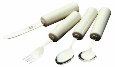 Produktbild von Ergonomisches Besteckset für Selbstbedienung mit verstärktem Griff und Komfort