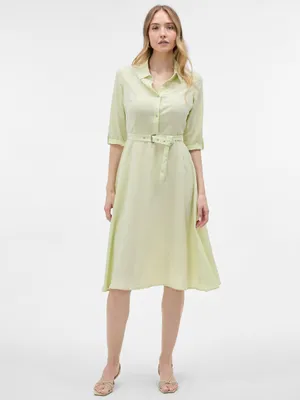 Produktbild von Orsay gelbes Midi-Hemdkleid für Damen 36