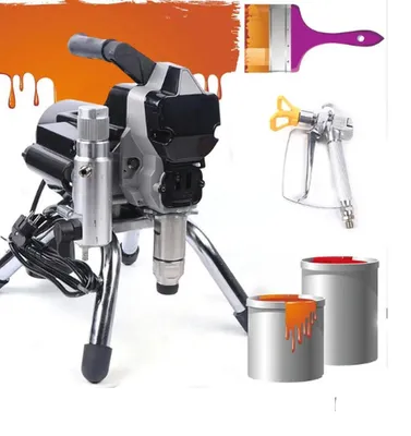 Immagine prodotto di Spruzzatore di vernice professionale - Pistola a spruzzo elettrica airless - Pistola a spruzzo multifunzione - 2200W