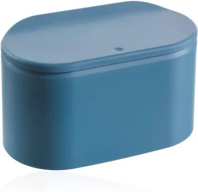 Produktbild von Kleine Mülleimer blau für Büro und Bad