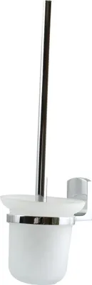 Immagine prodotto di spirella® Set di scopini da toilette "Taku", scopino da toilette, set da toilette in vetro satinato e acciaio inox