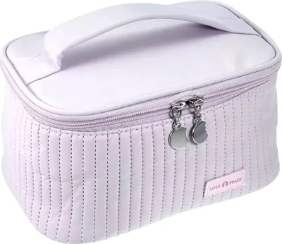 Produktbild von EDIBAZZAR | Quadratische Kosmetiktasche, eleganter Organizer aus