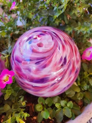 Produktbild von Ersatzglaskugel rosa, M8 Gewinde Ersatzglaskugel rosa - d = 15 cm