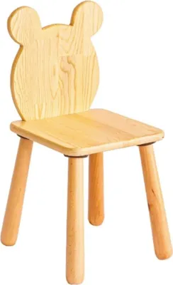 Produktbild von Skye Decor, Bear Chair, Kinderstuhl, 100 % KIEFER, Eiche, 28 x 28 x 32 cm