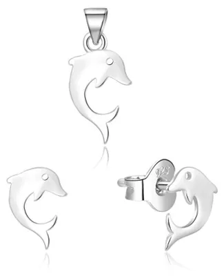 Produktbild von Silberschmuck-Set Delphine AGSET223L (Anhänger, Ohrringe)