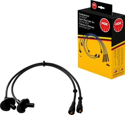 Imagen del producto de NGK 0660: Juego de cables de bujía, juego de cables de encendido para FIAT Panda, modelo hatchback (141)