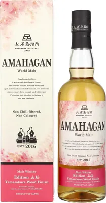Produktbild von Amahagan World Malt Whisky YAMAZAKURA WOOD Finish 47% Vol. 0,7l in Geschenkbox