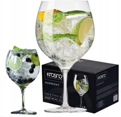 Produktbild von Gin-Tonic-Gläser, 6 Stück, 700 ml, für Cocktails und Getränke. KROSNO ŁADNE