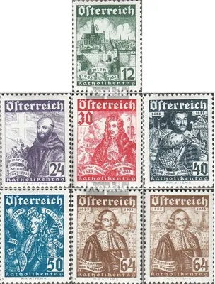 Produktbild von Briefmarken Österreich 1933 Mi 557-562 (kompl.Ausg.) Sonderstempel gestempelt Wohlfahrtsmarken