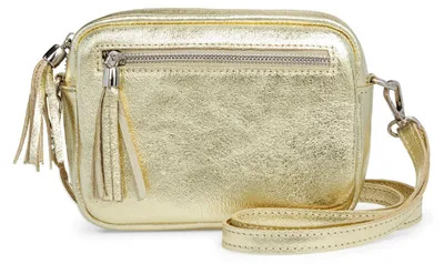Produktbild von Caspar kleine Leder Umhängetasche Crossbody Bag elegante Damen Echtleder Handtasche - CLASSIC LINE - Modell No.818 - Italy