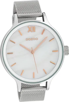 Produktbild von Oozoo Metall Damen Uhr Analog Quarzuhr Armband silber Timepieces D2UOC10230