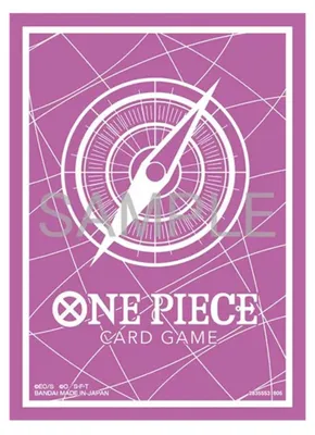 Produktbild von One Piece Card Game Purple White Sleeves (70 Stück)