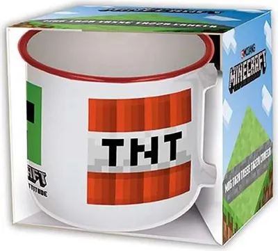 Zdjęcie produktu dla Kubek Minecraft TNT ceramiczny kubek do kawy i herbaty w pudełku upominkowym