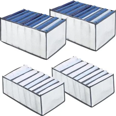 Produktbild von Famanu Schubladen-Organizer Set - 4 Stück, Weiß